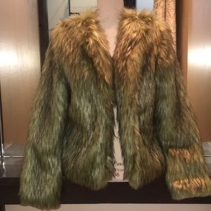 SpiritHoods Jade Fox faux fur bomber